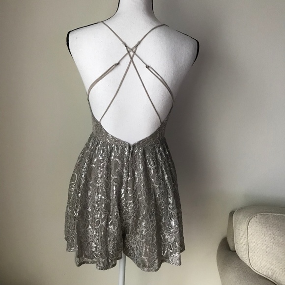 UO Kimchi Blue Victoria Lace Romper - Picture 7 of 7